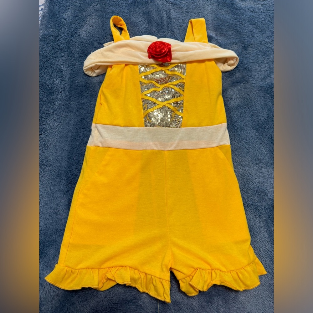 Belle Inspired childs Romper